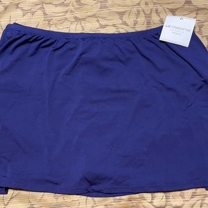 Liz Claiborne plus size swim skirt NWT